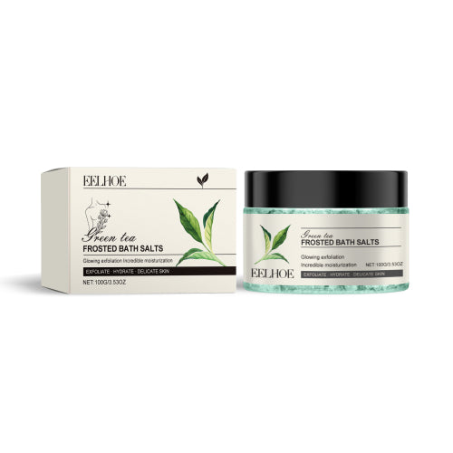 EELHOE Green Tea & Aloe Exfoliating Bath Salt Scrub
