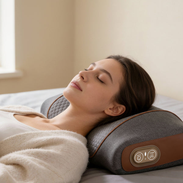 3-in-1 Neck Massager Pillow Ergonomic Massager With Heating Vibration