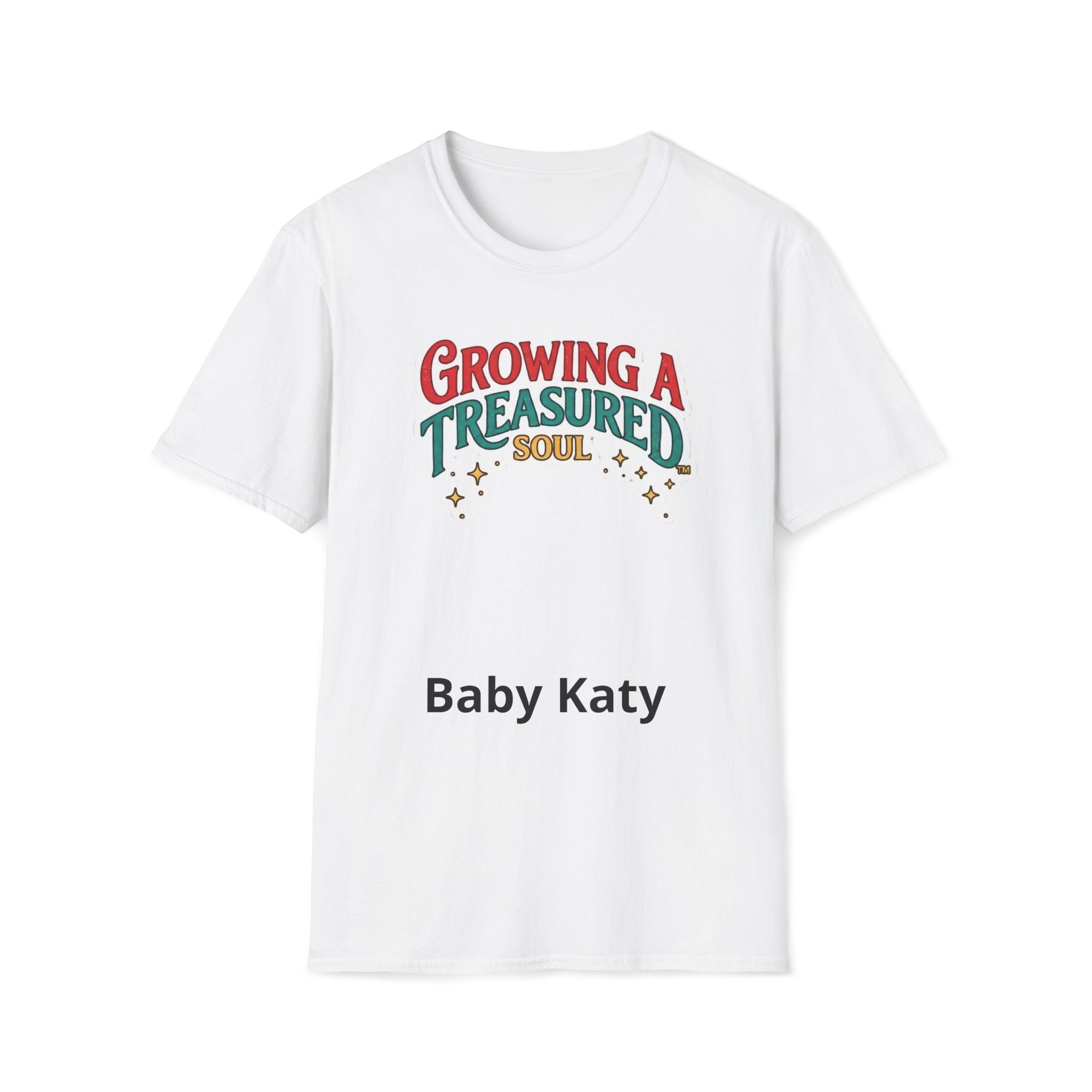 Growing a Treasured Soul T-Shirt — Personalized Baby Name