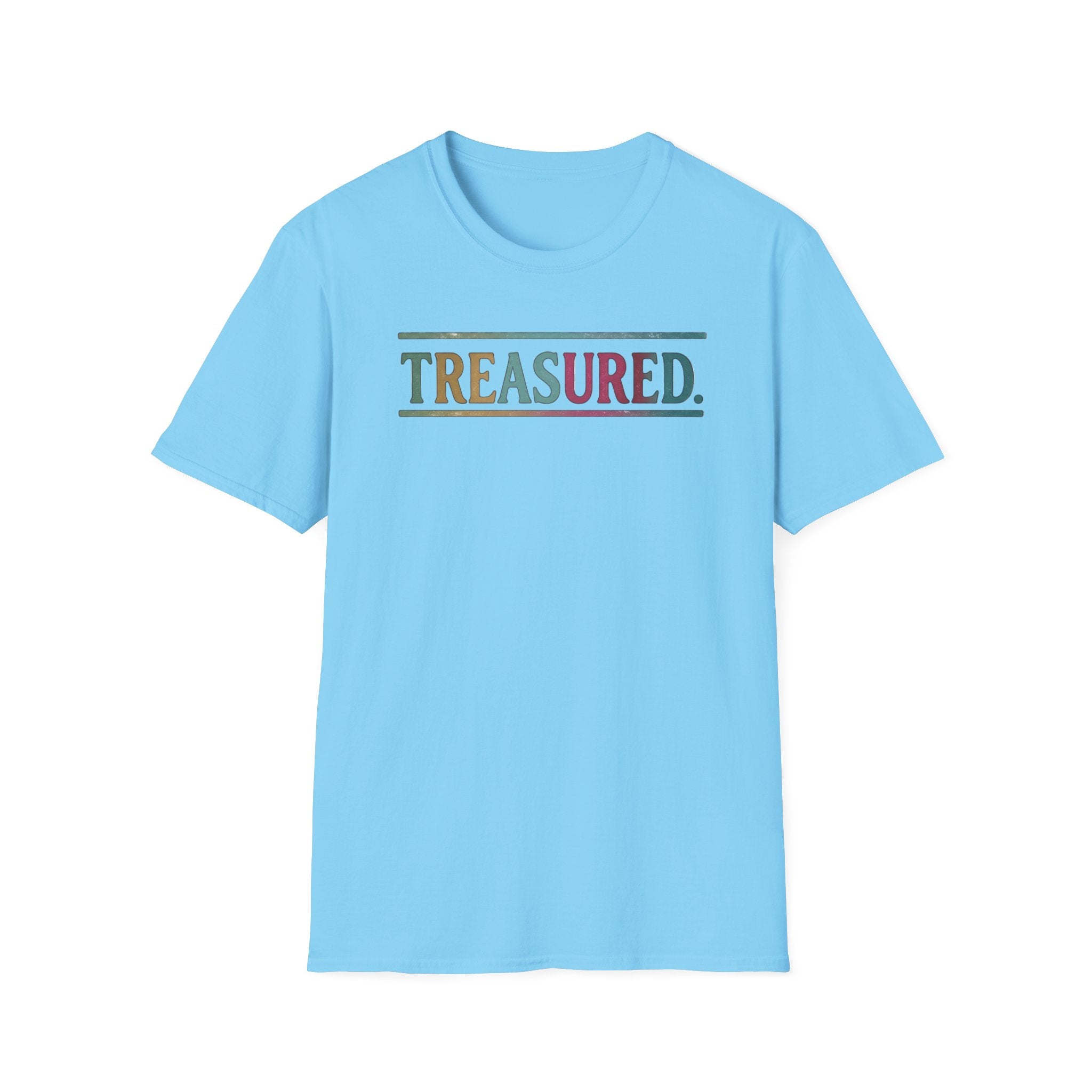 T-Shirt — 'Treasured' Colorful Retro Graphic Tee