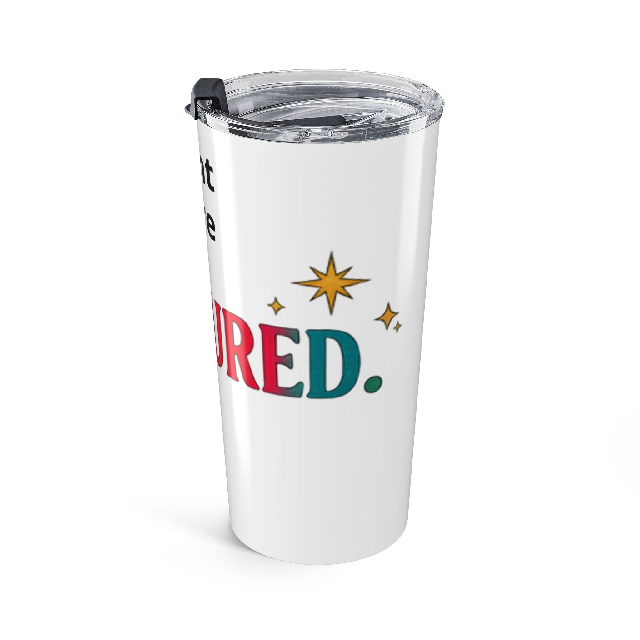 Holiday 'Treasure' 20oz Insulated Tumbler — Christmas Red & Green Travel Cup