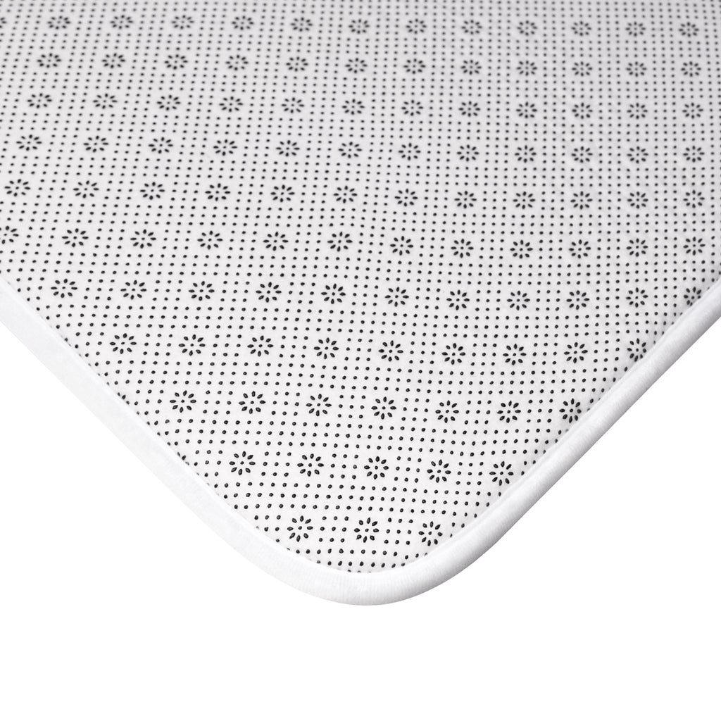 Peace and Progress Bath Mat — "Built on Faith, Fueled by Ambition" Inspirational Bathroom Rug