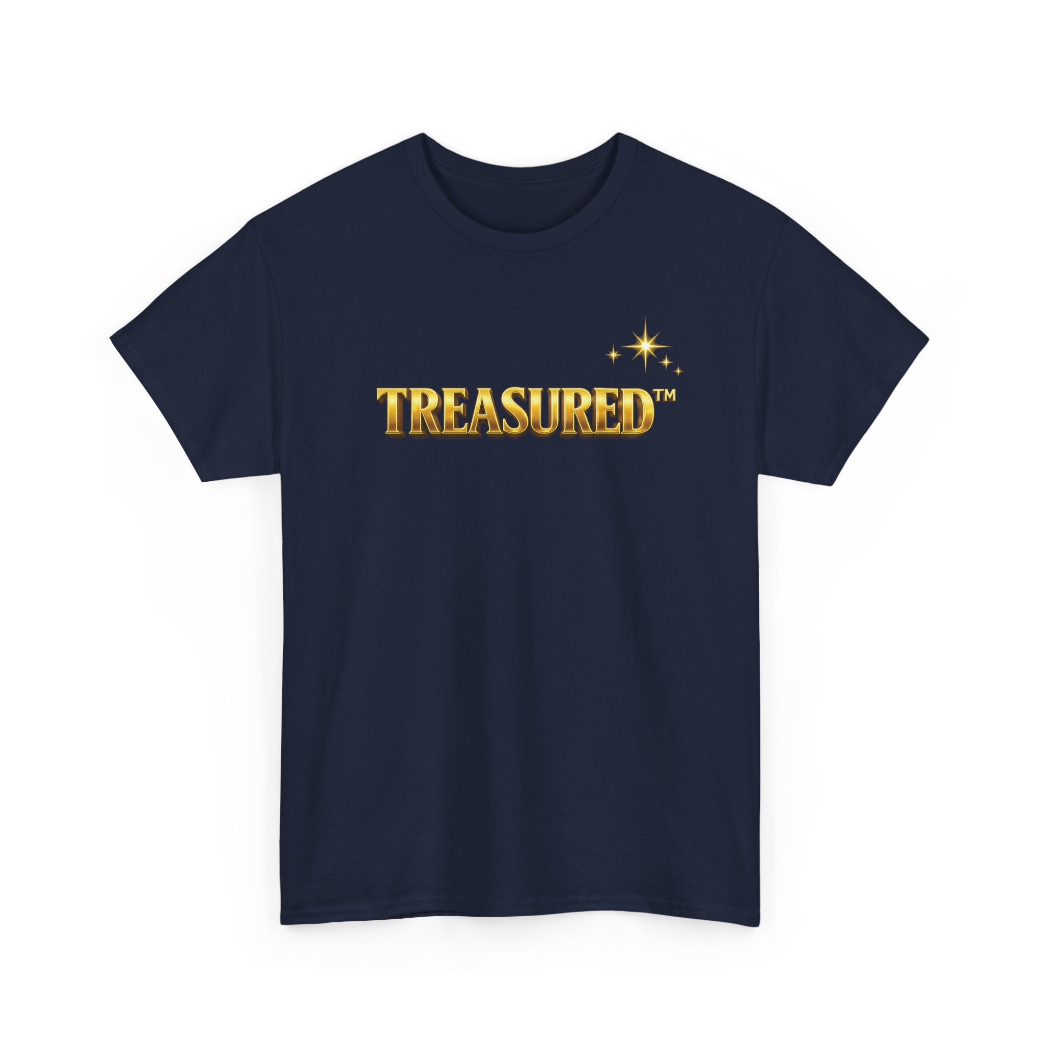 Treasured Tee — Sparkling 'TREASURED' Graphic T‑Shirt