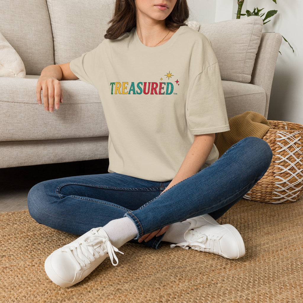 T-Shirt — 'Treasured' Colorful Retro Graphic Tee