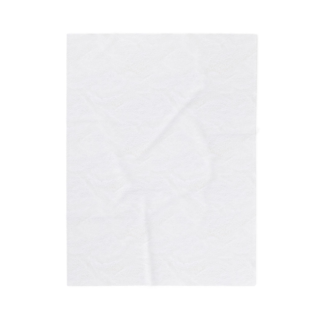 Velveteen Plush Blanket — "Life Is Just An Experience" Inspirational Throw