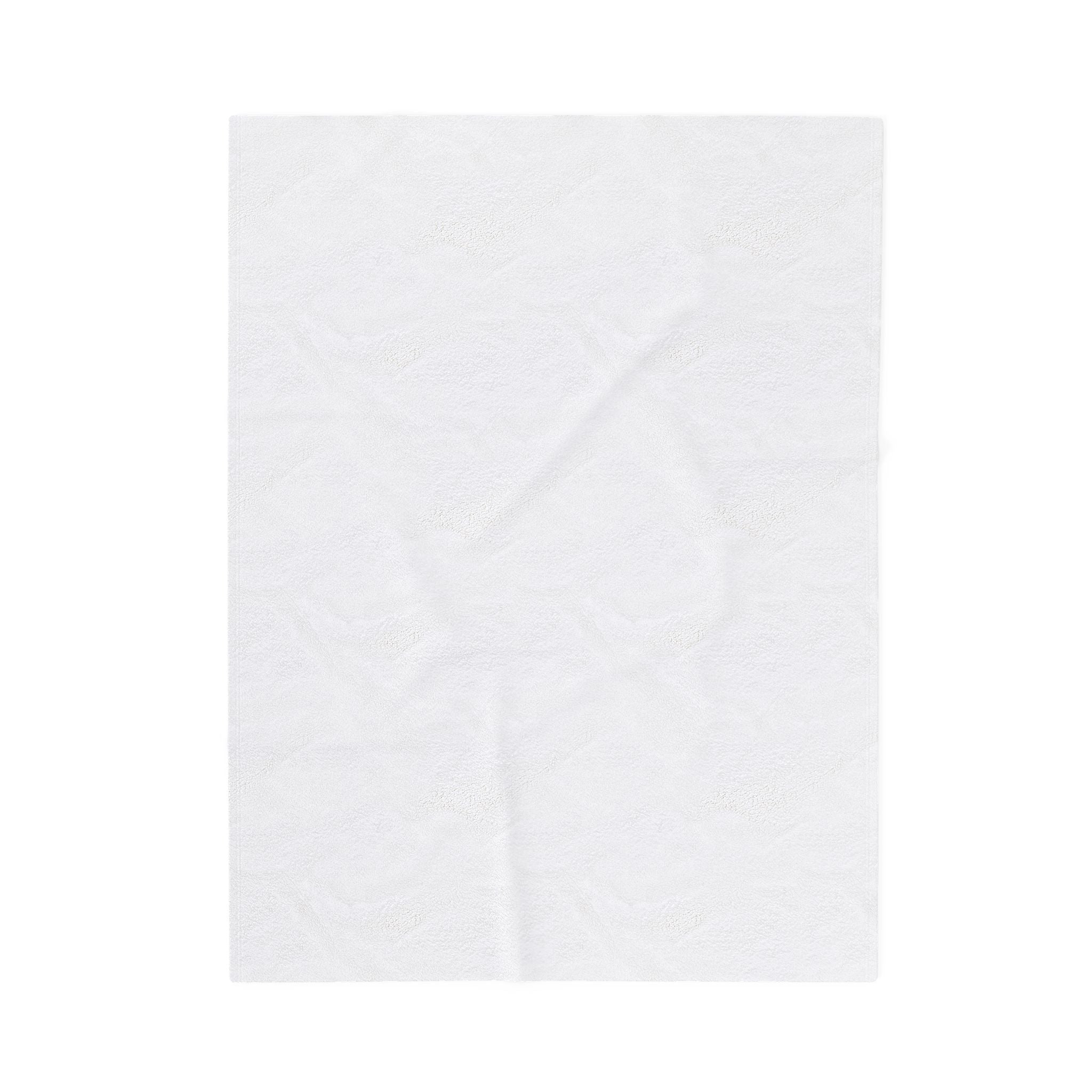 Velveteen Plush Blanket — "Life Is Just An Experience" Inspirational Throw