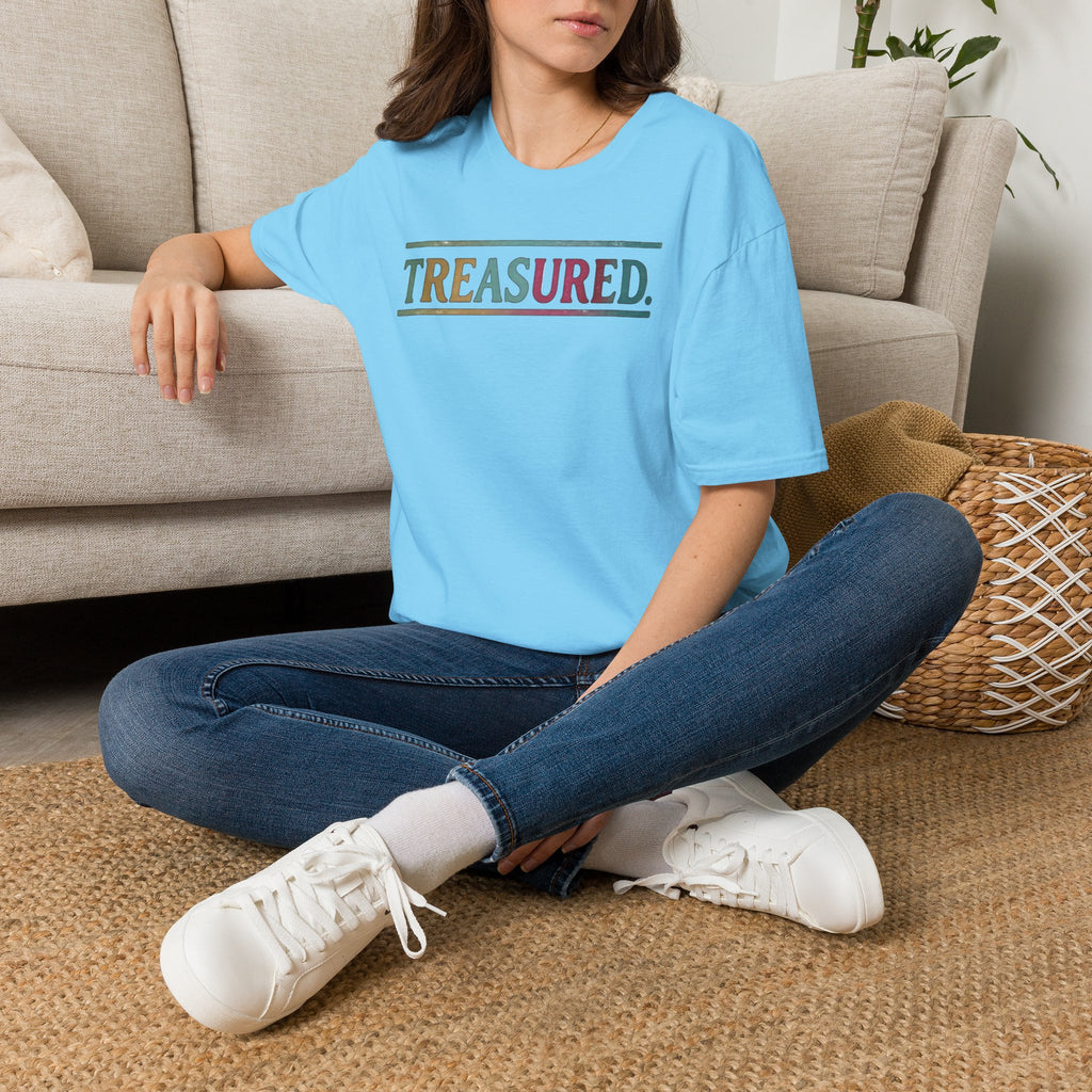 T-Shirt — 'Treasured' Colorful Retro Graphic Tee