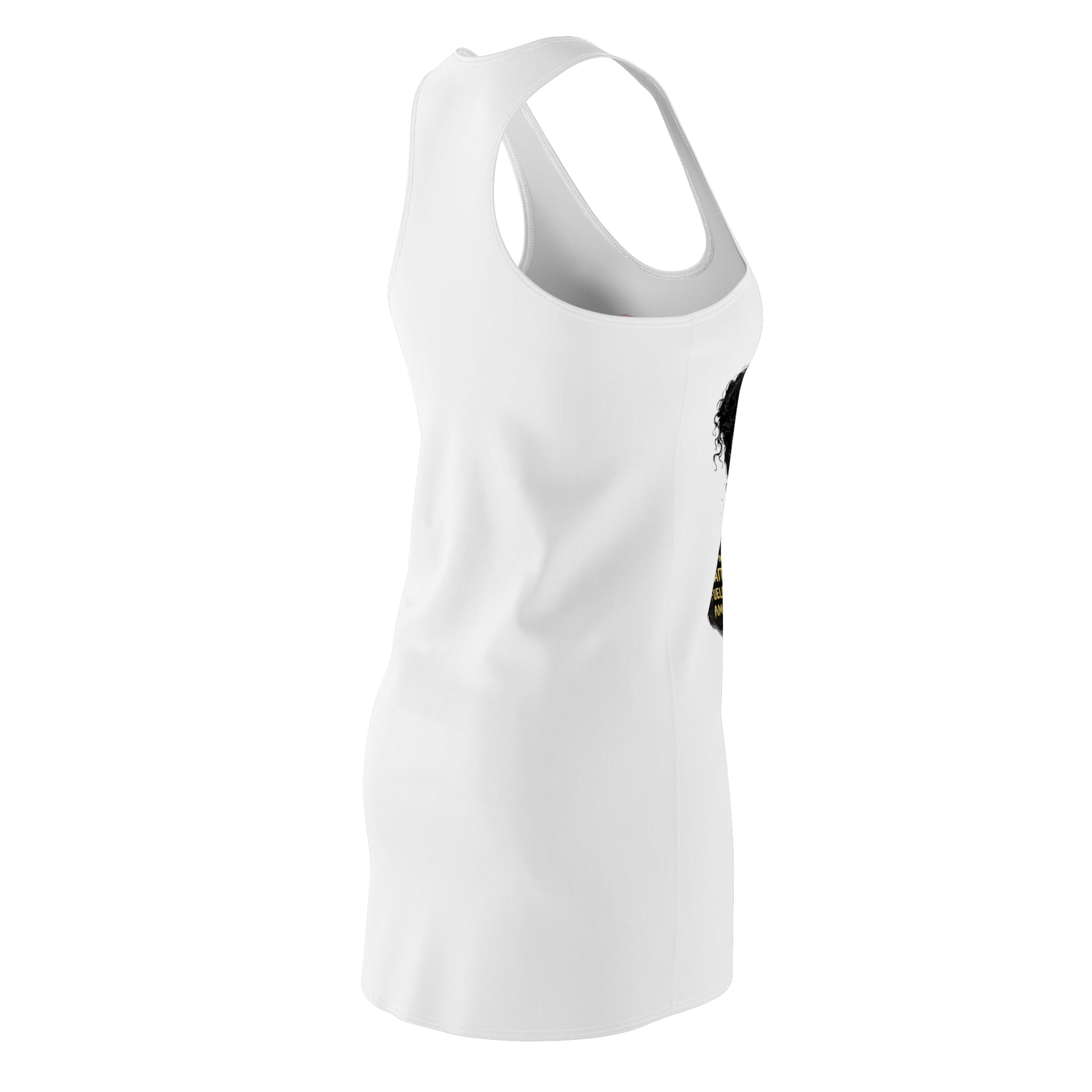 Peace and Progress Racerback Dress – Empowerment Graphic Dress for Women