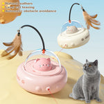 Electric UFO Cat Teaser Toy Stick With Bell thumbnail 1