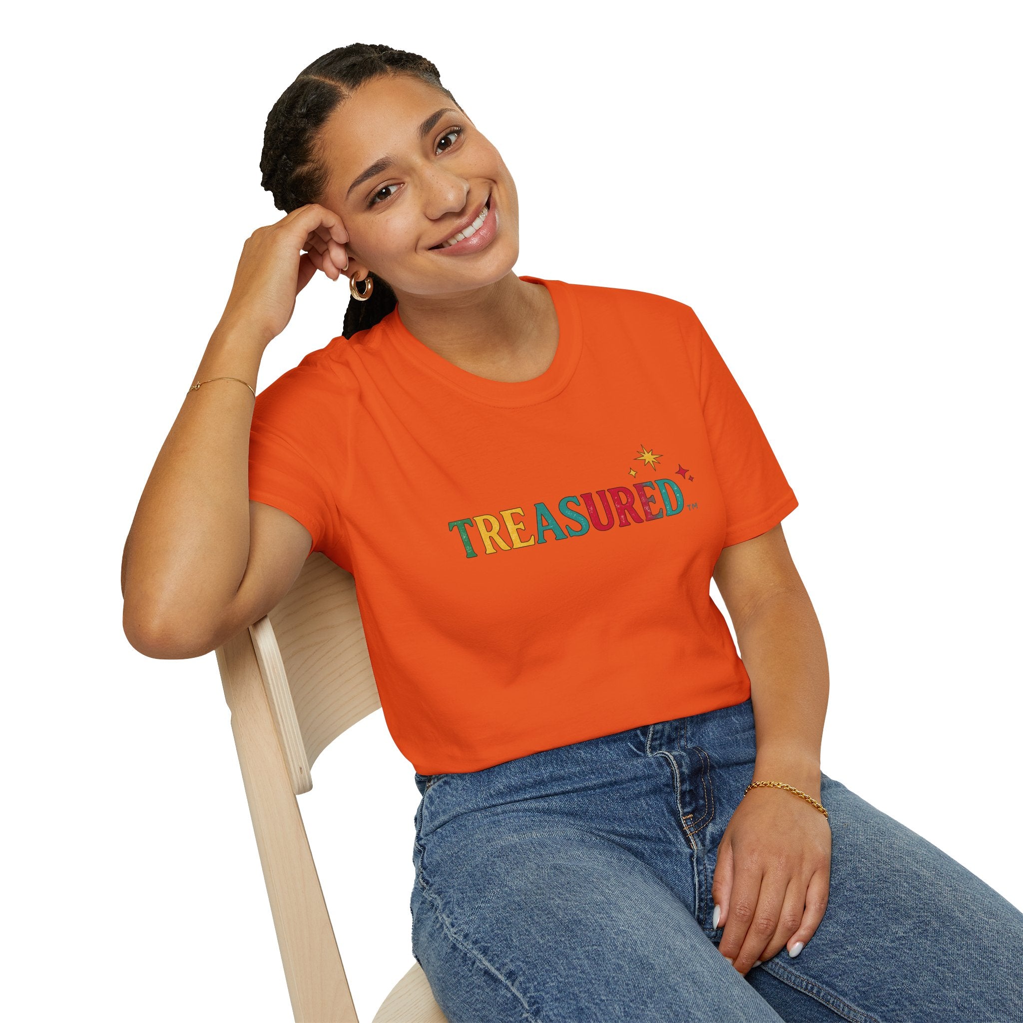 T-Shirt — 'Treasured' Colorful Retro Graphic Tee