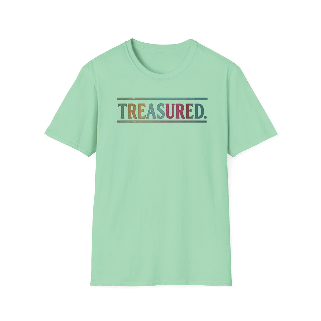T-Shirt — 'Treasured' Colorful Retro Graphic Tee