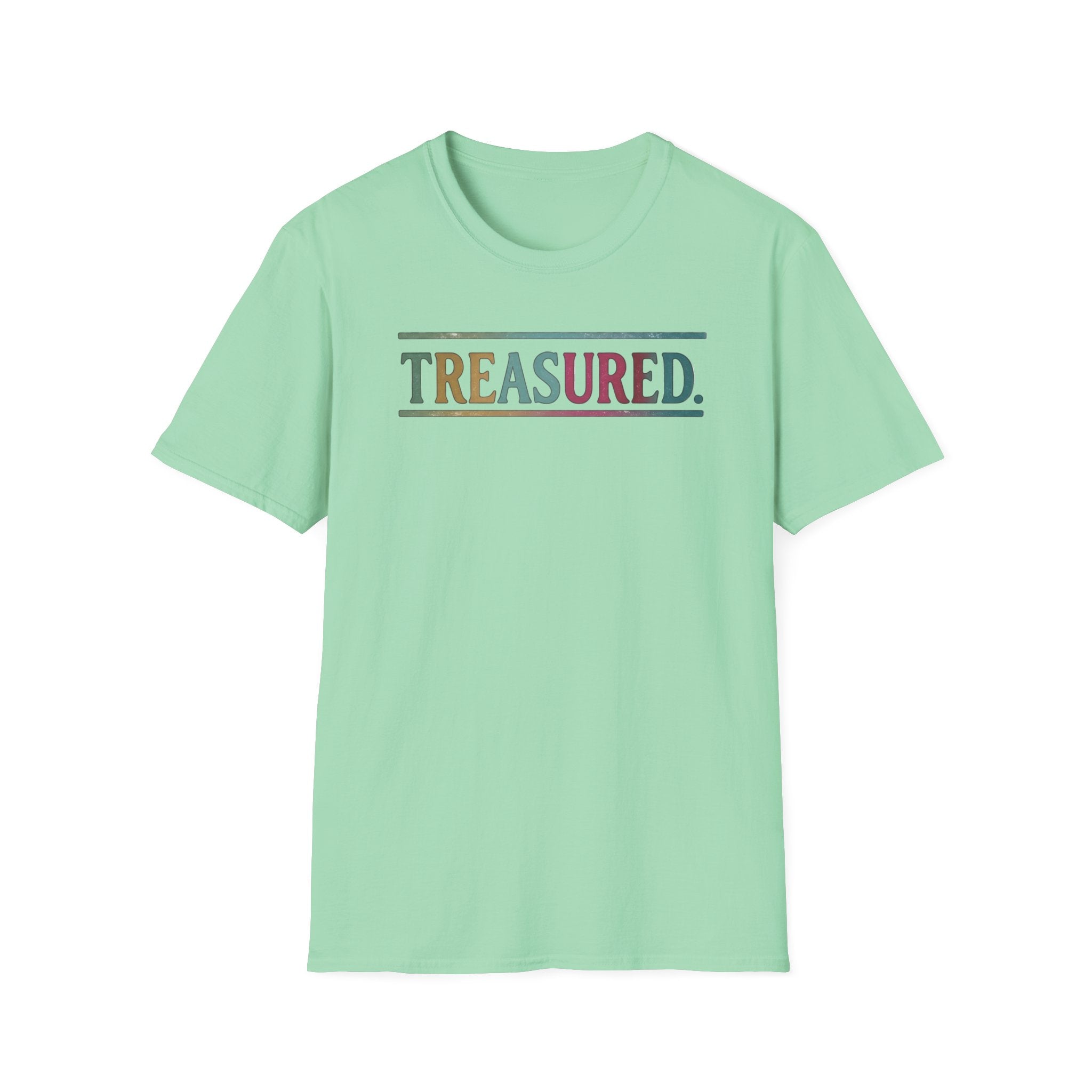 T-Shirt — 'Treasured' Colorful Retro Graphic Tee