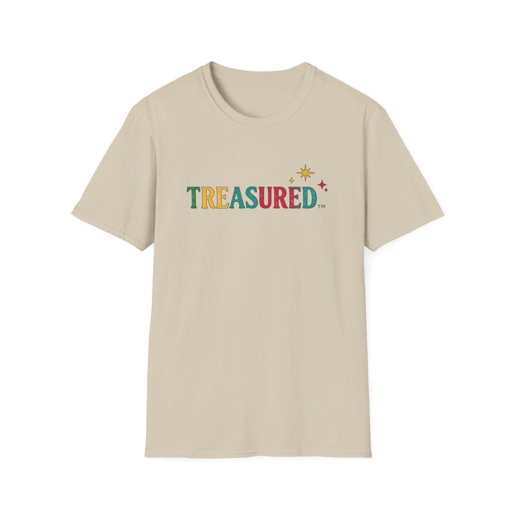 T-Shirt — 'Treasured' Colorful Retro Graphic Tee
