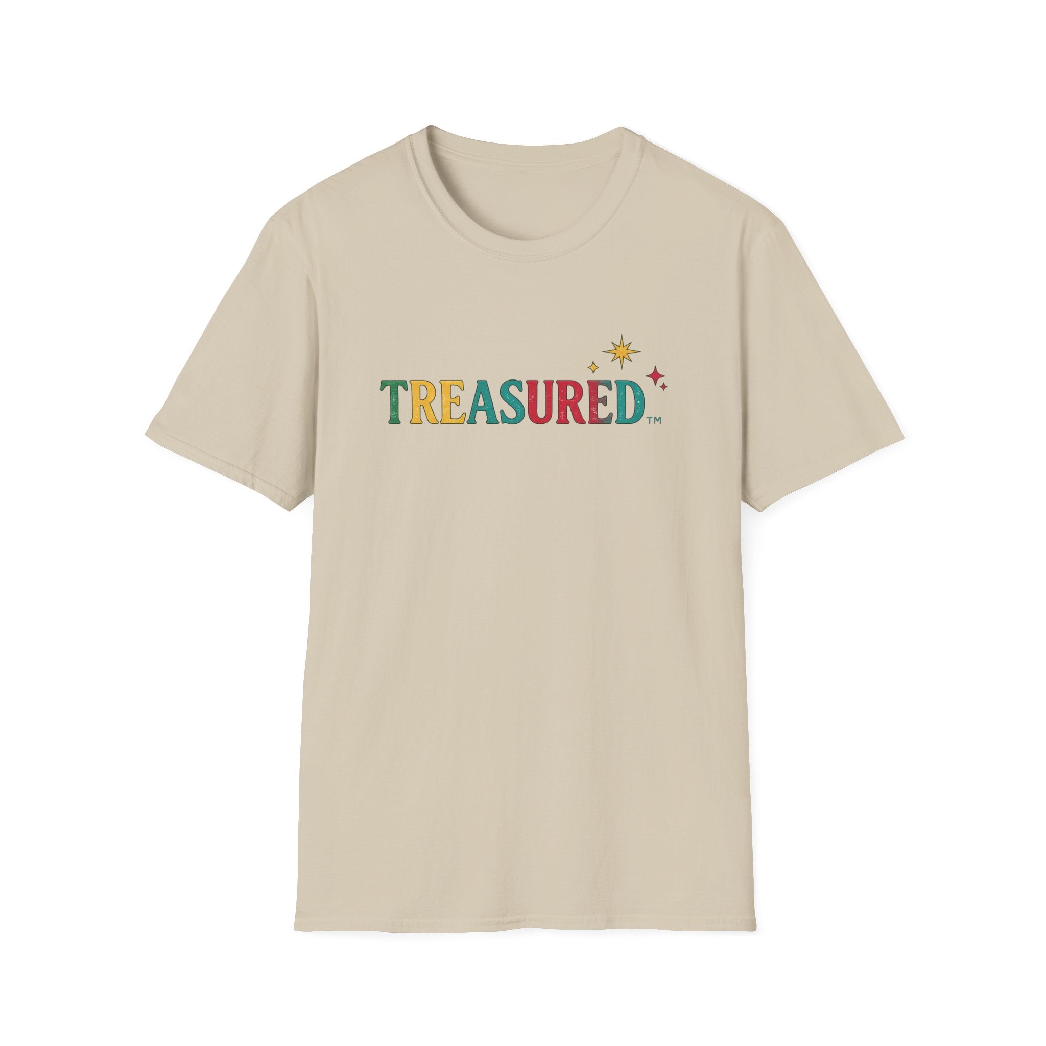 T-Shirt — 'Treasured' Colorful Retro Graphic Tee