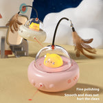Electric UFO Cat Teaser Toy Stick With Bell thumbnail 6