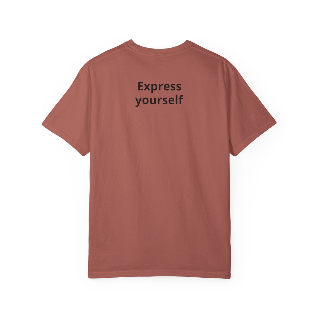 Treasured Garment-Dyed T-Shirt — Retro Color Block "TREASURED." Tee