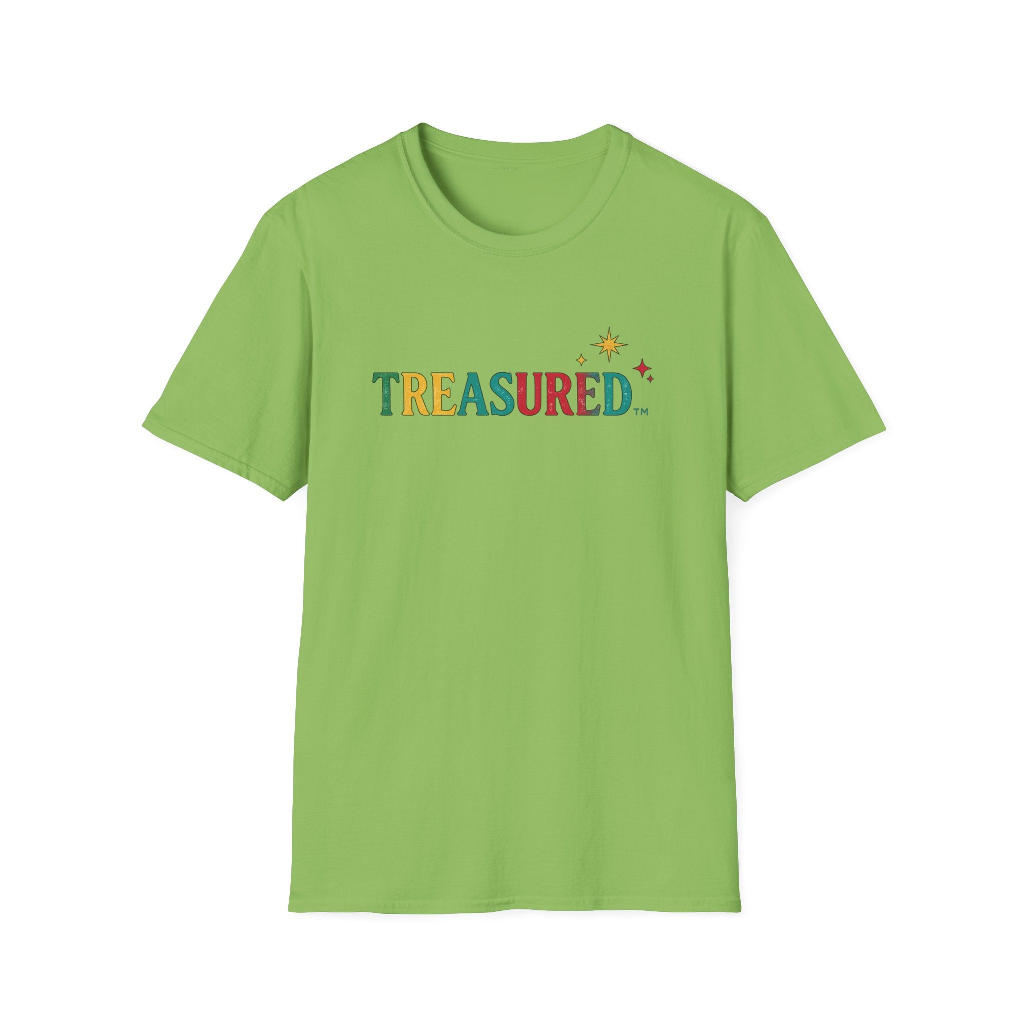T-Shirt — 'Treasured' Colorful Retro Graphic Tee