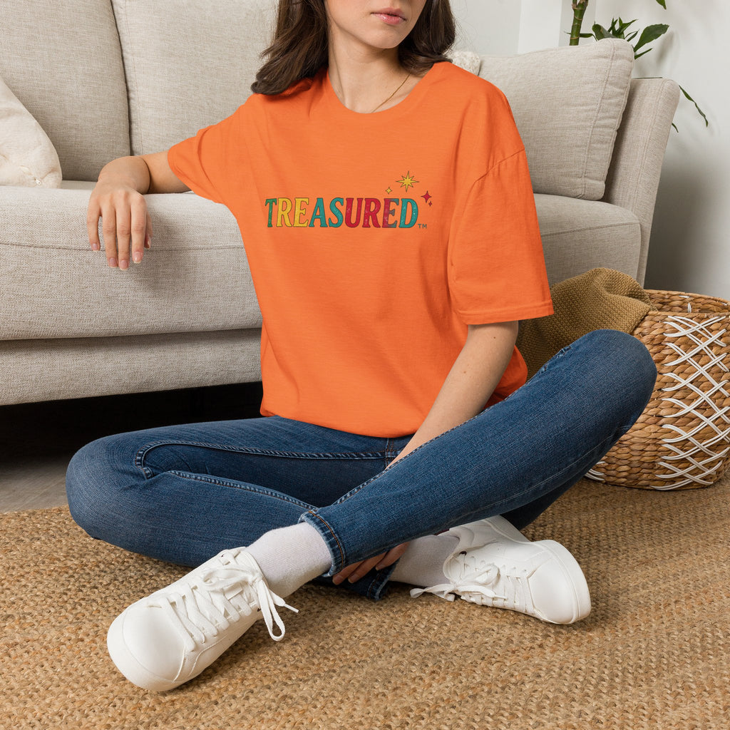 T-Shirt — 'Treasured' Colorful Retro Graphic Tee