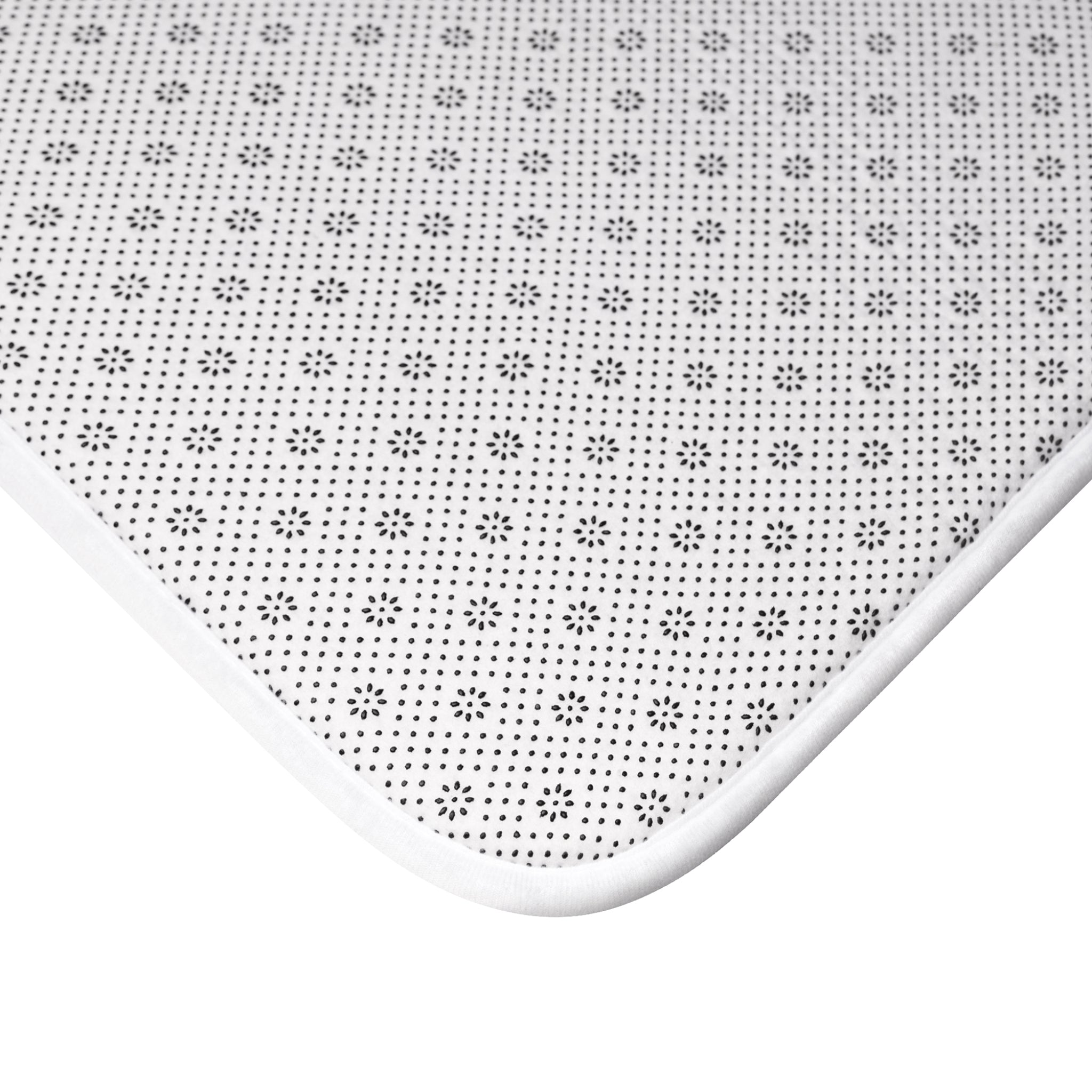 Peace and Progress Bath Mat — "Built on Faith, Fueled by Ambition" Inspirational Bathroom R (No image)ug