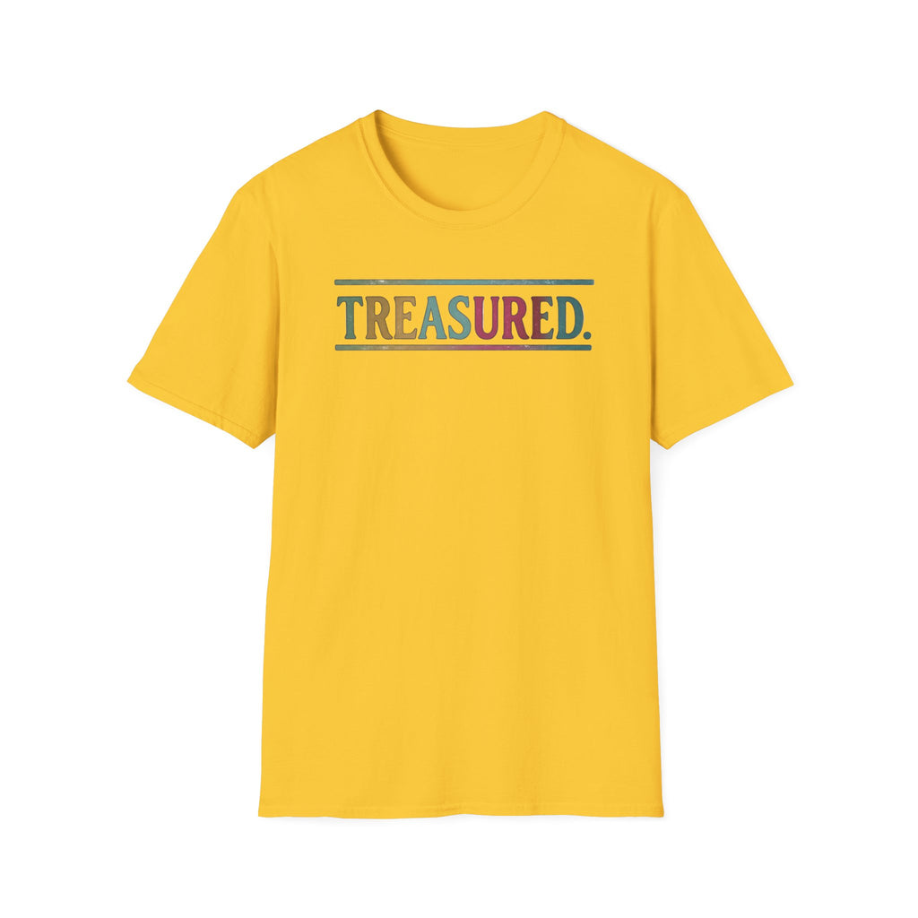 T-Shirt — 'Treasured' Colorful Retro Graphic Tee