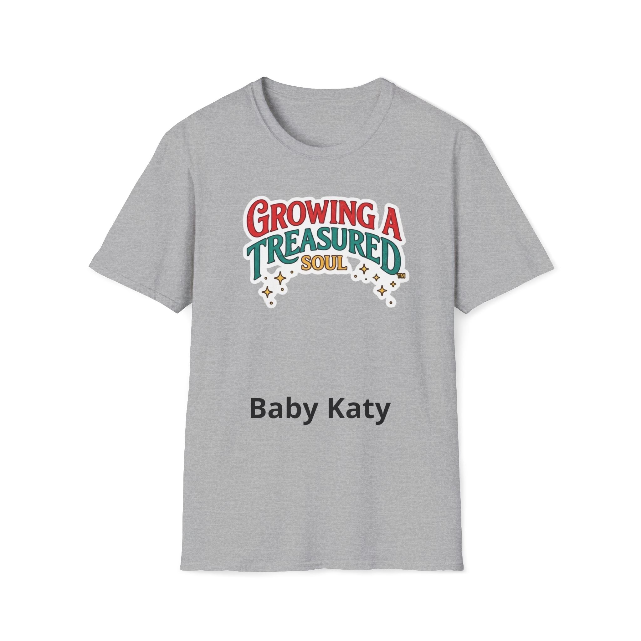 Growing a Treasured Soul T-Shirt — Personalized Baby Name