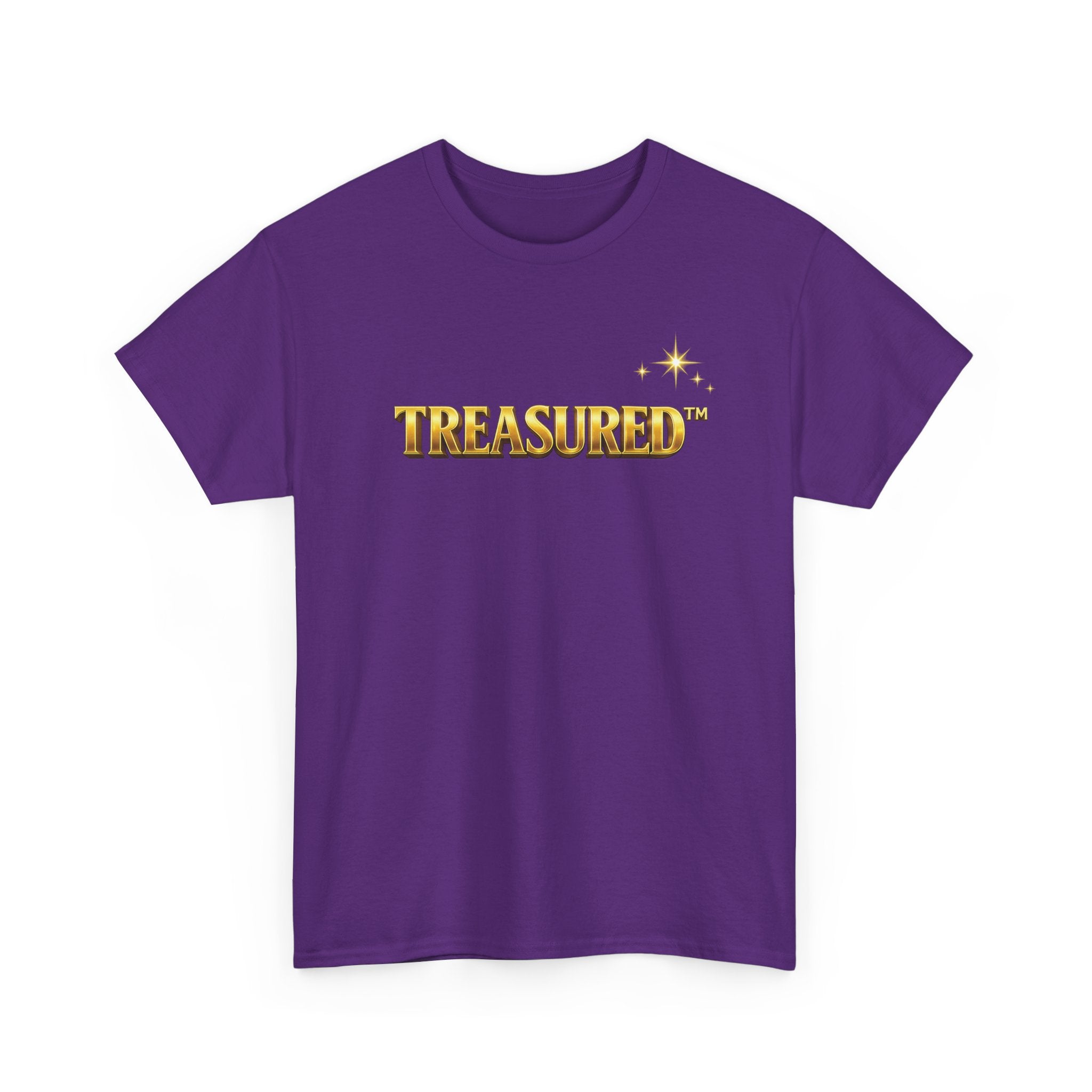 Treasured Tee — Sparkling 'TREASURED' Graphic T‑Shirt