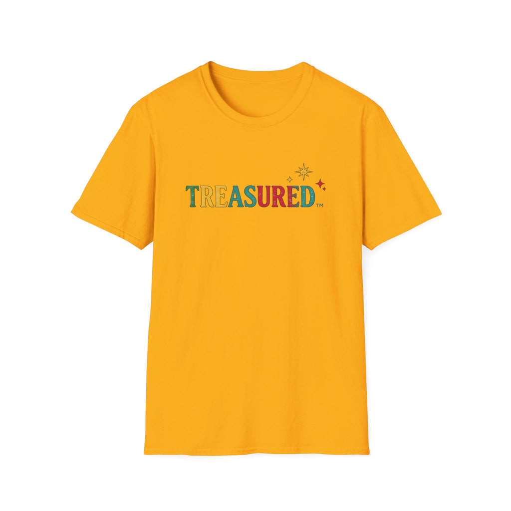 T-Shirt — 'Treasured' Colorful Retro Graphic Tee