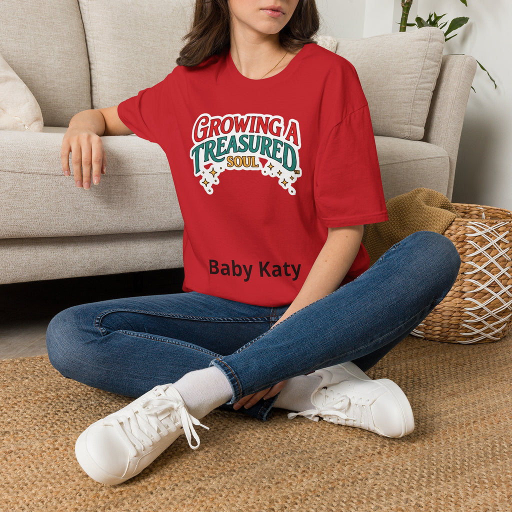 Growing a Treasured Soul T-Shirt — Personalized Baby Name