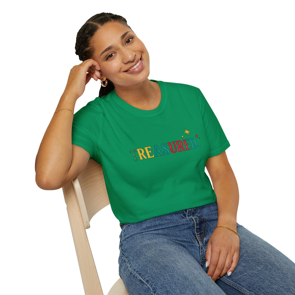 T-Shirt — 'Treasured' Colorful Retro Graphic Tee
