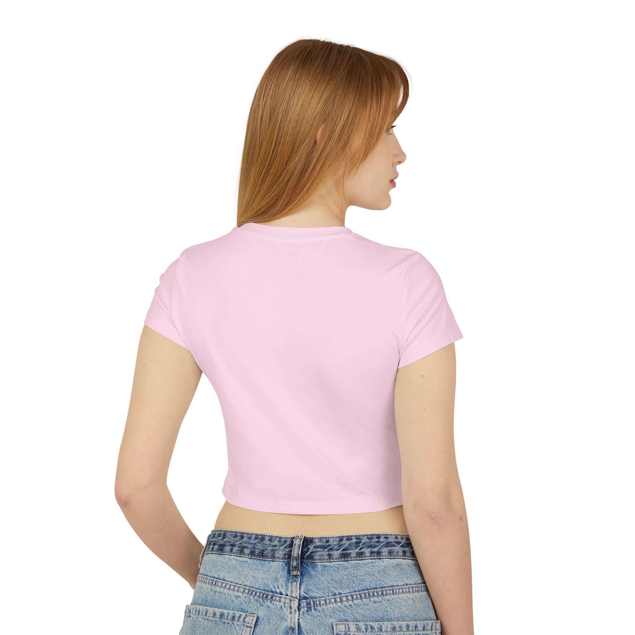 Treasured Crop Tee — Retro Color Block Women's Baby Tee