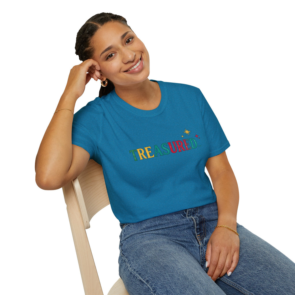 T-Shirt — 'Treasured' Colorful Retro Graphic Tee