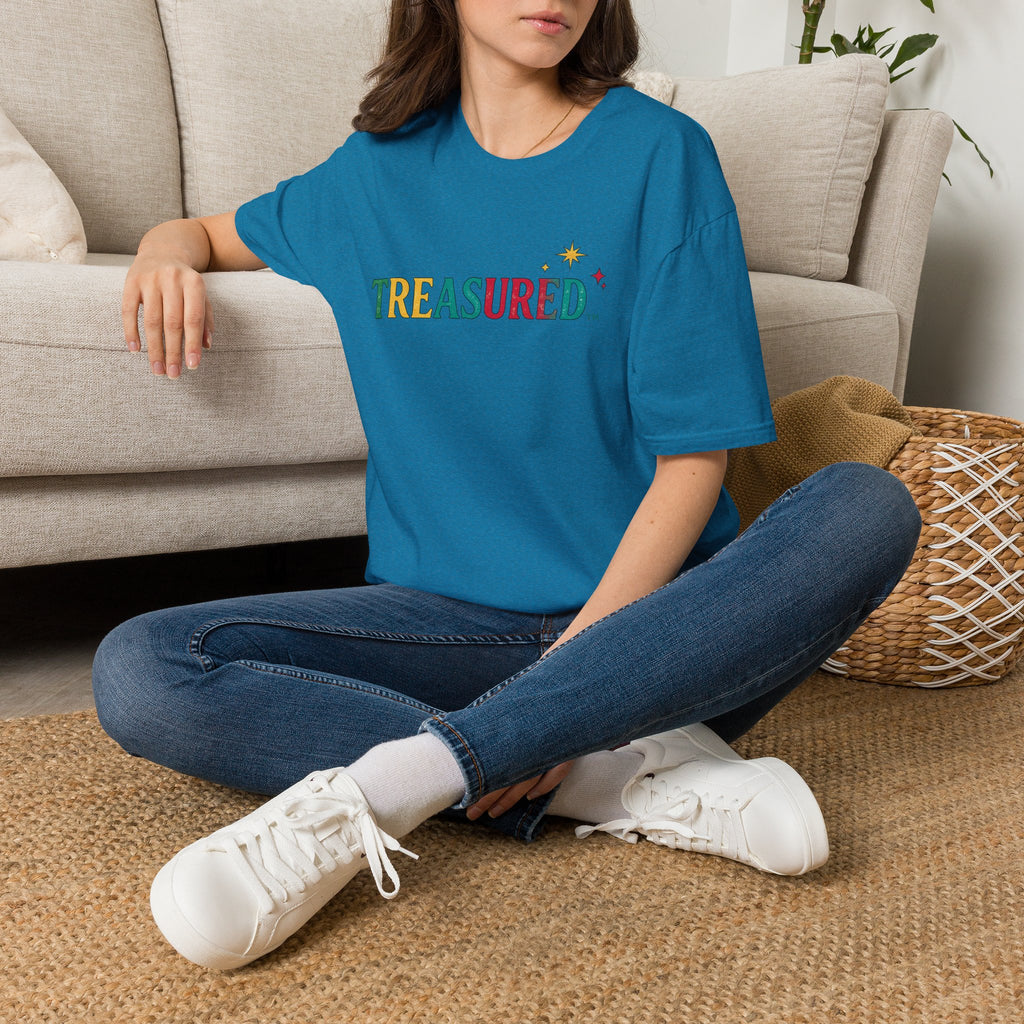 T-Shirt — 'Treasured' Colorful Retro Graphic Tee