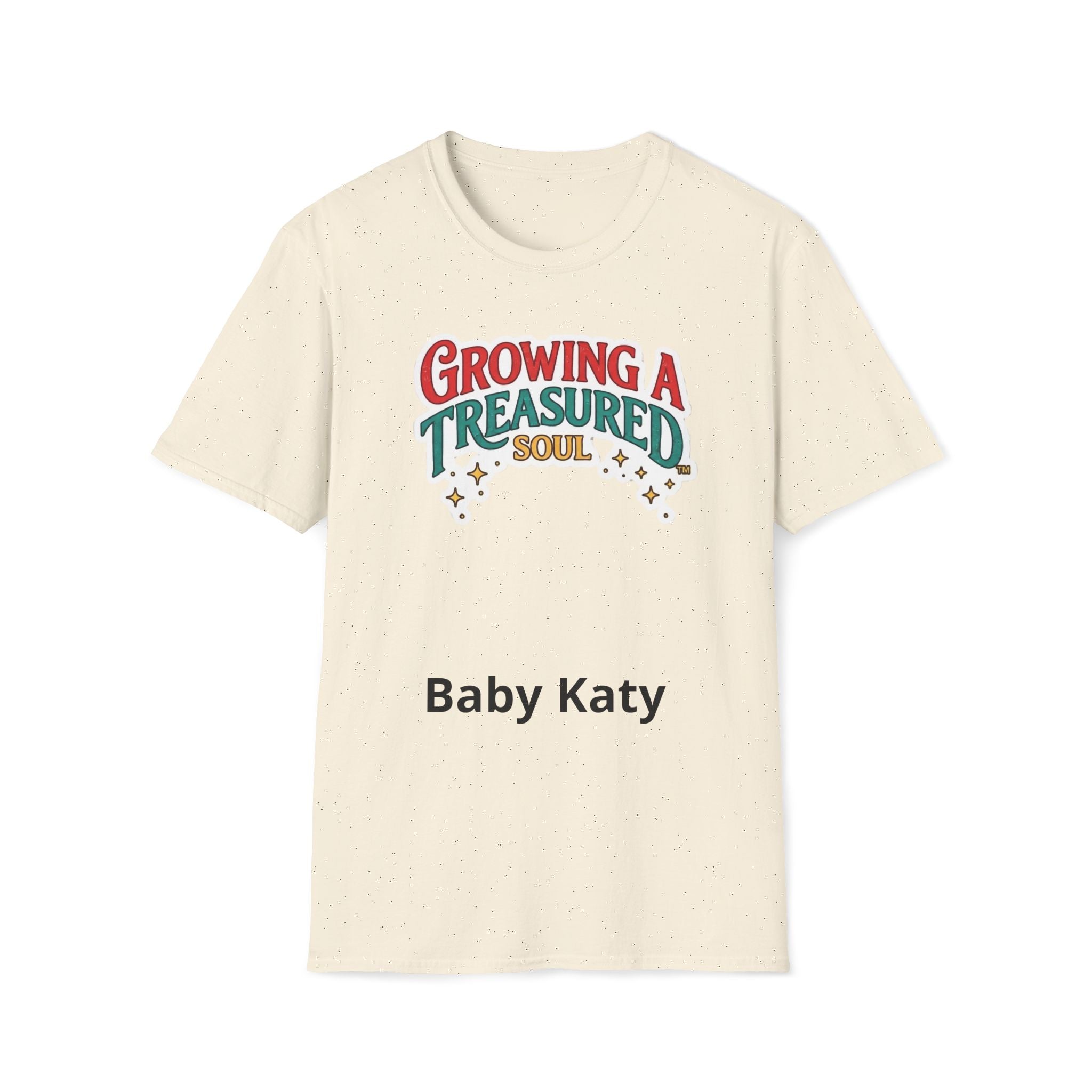 Growing a Treasured Soul T-Shirt — Personalized Baby Name
