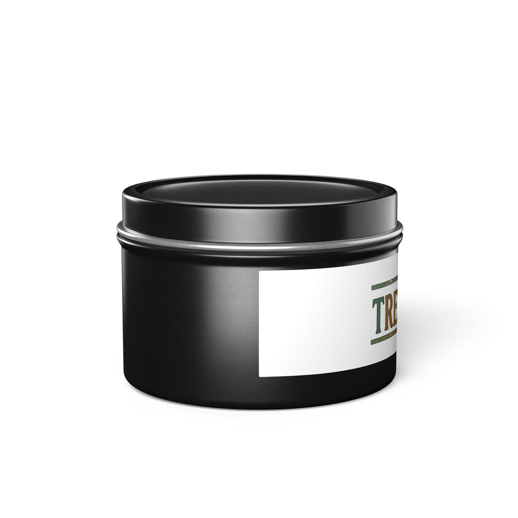 Treasured Tin Candle – Scented Travel Candle with Colorful Retro Label
