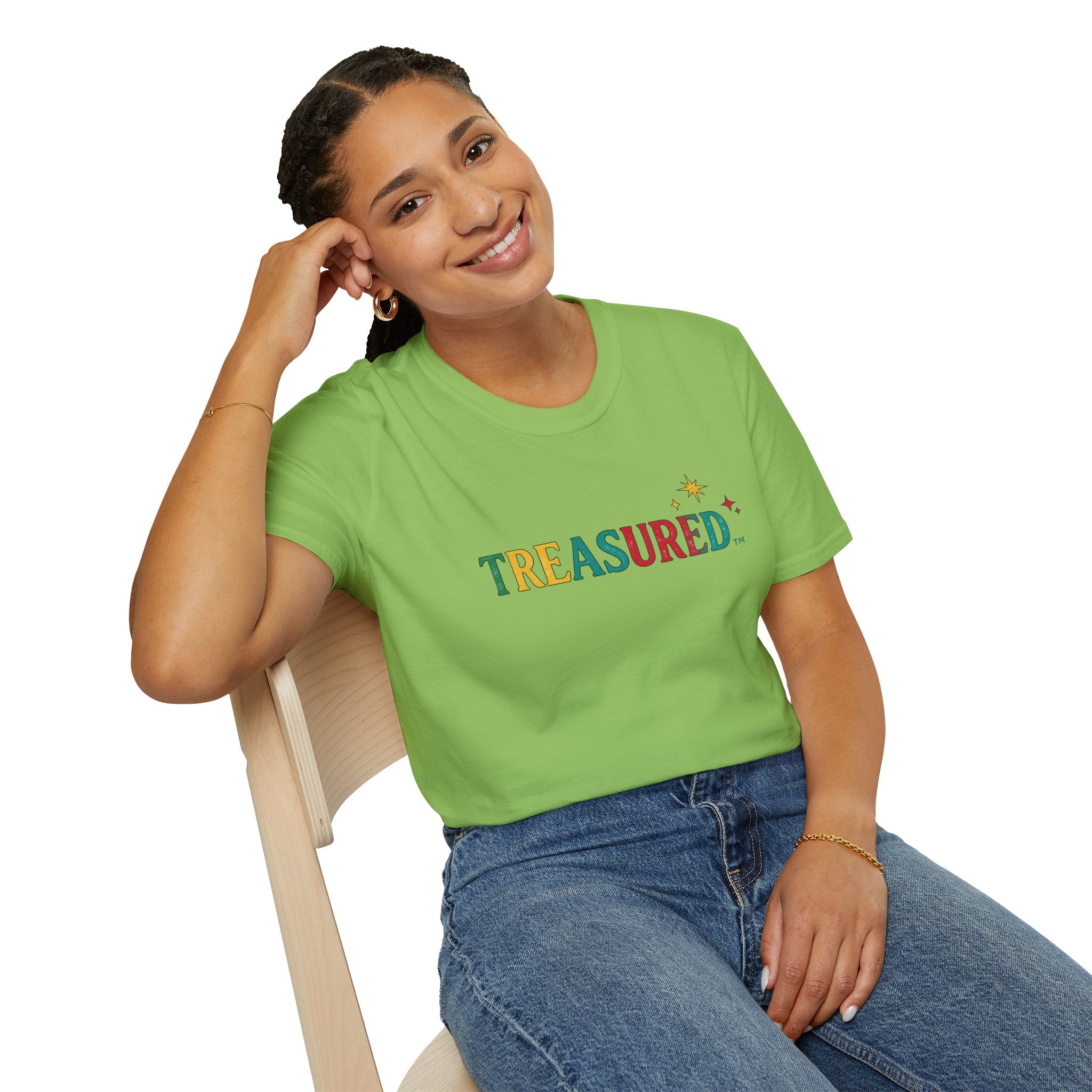 T-Shirt — 'Treasured' Colorful Retro Graphic Tee