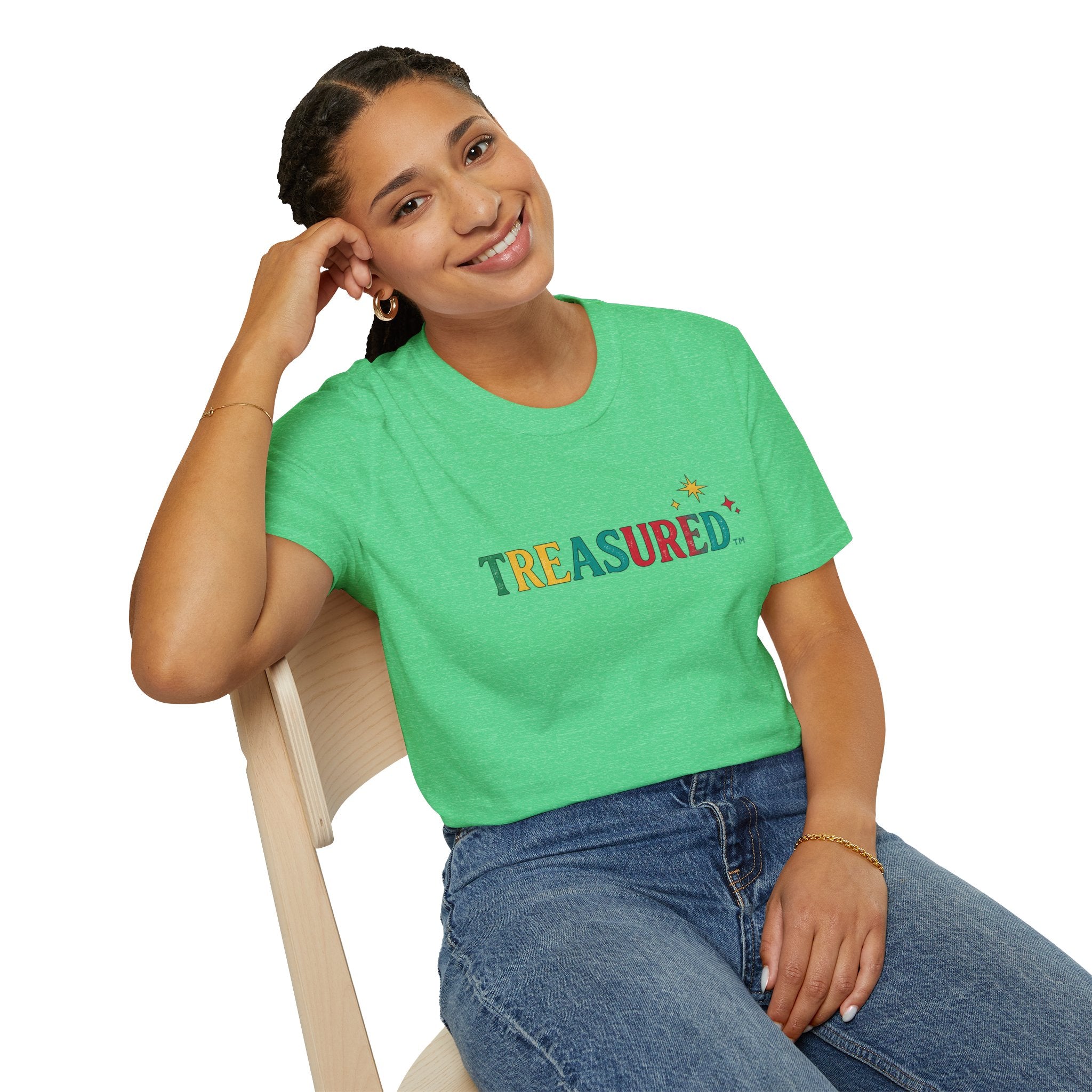 T-Shirt — 'Treasured' Colorful Retro Graphic Tee