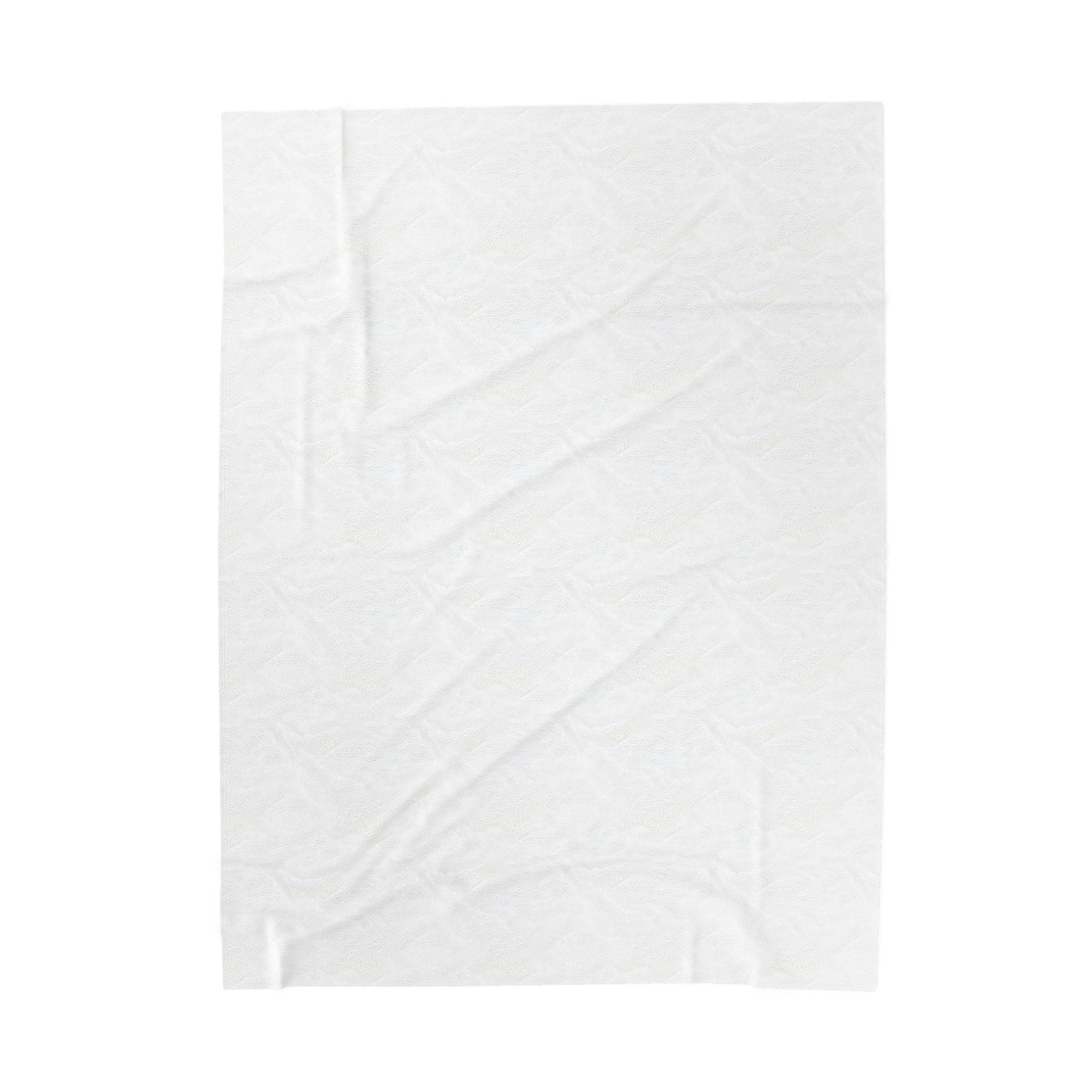Velveteen Plush Blanket — "Life Is Just An Experience" Inspirational Throw
