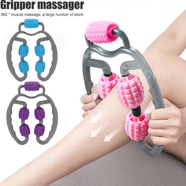 U-Shaped 4-Roller Manual Body Massager