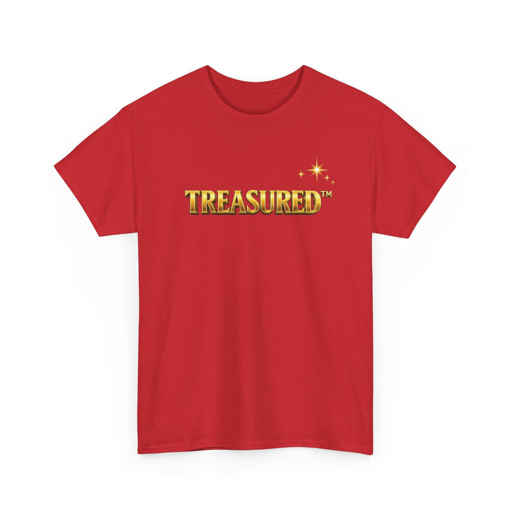 Treasured Tee — Sparkling 'TREASURED' Graphic T‑Shirt