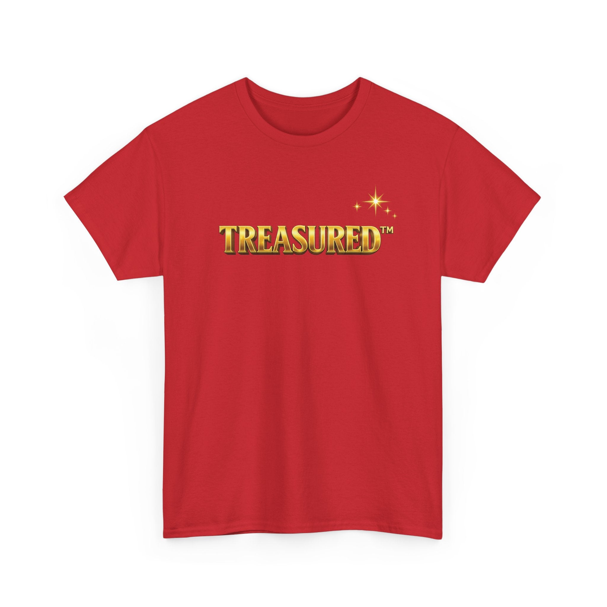 Treasured Tee — Sparkling 'TREASURED' Graphic T‑Shirt