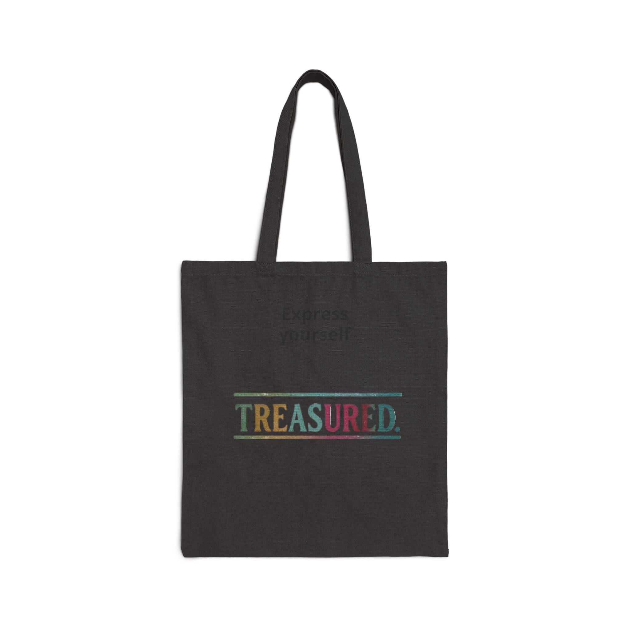 Treasured Cotton Tote Bag – Neutral Canvas Grocery & Everyday Shopper