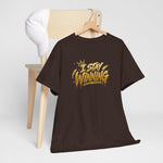 I Stay Winning T‑Shirt — Motivational Gold Script Tee thumbnail 27