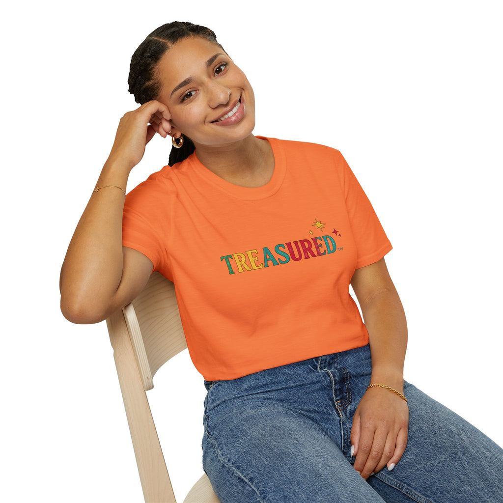 T-Shirt — 'Treasured' Colorful Retro Graphic Tee