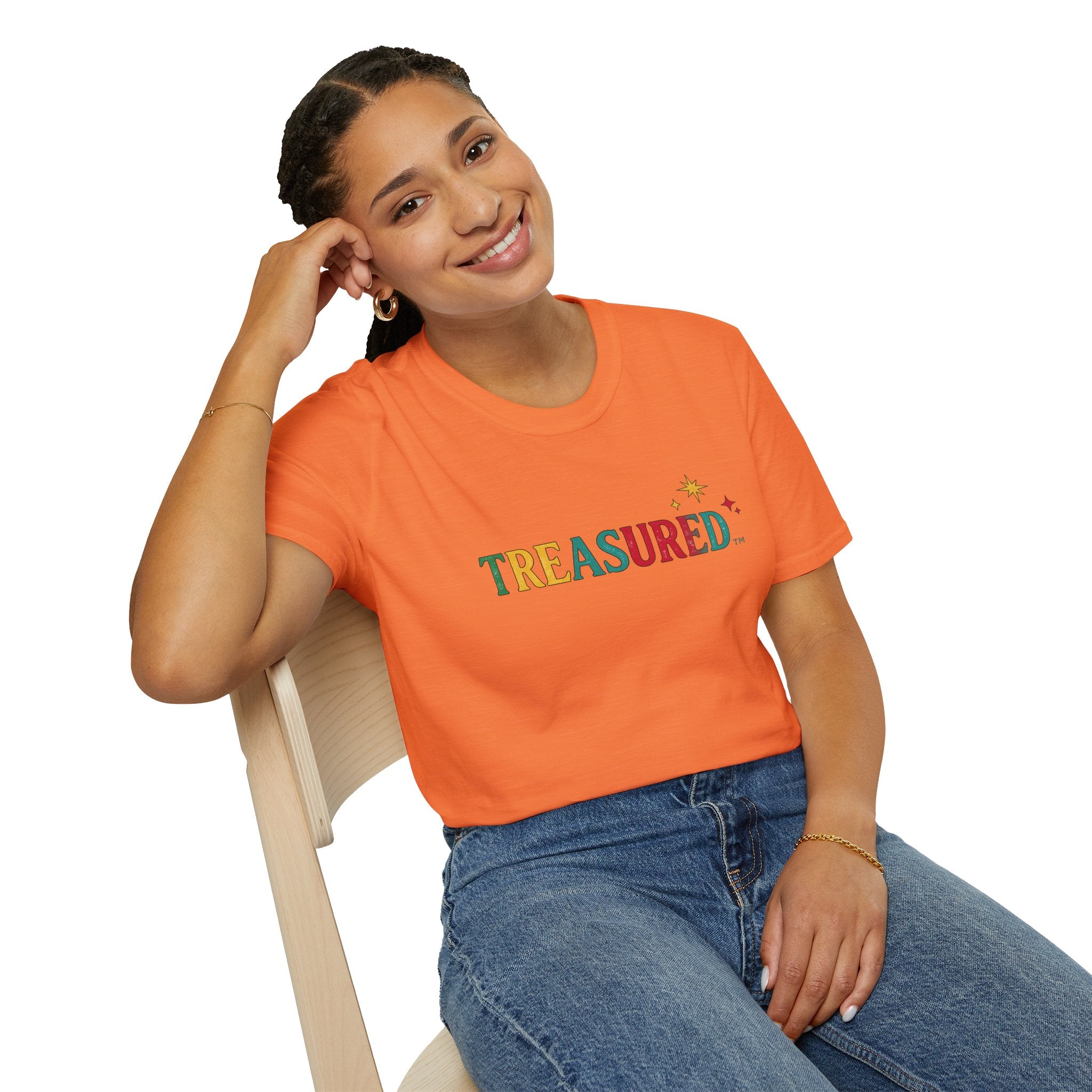 T-Shirt — 'Treasured' Colorful Retro Graphic Tee