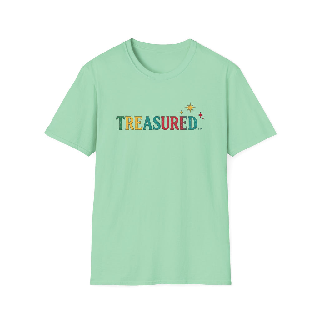 T-Shirt — 'Treasured' Colorful Retro Graphic Tee