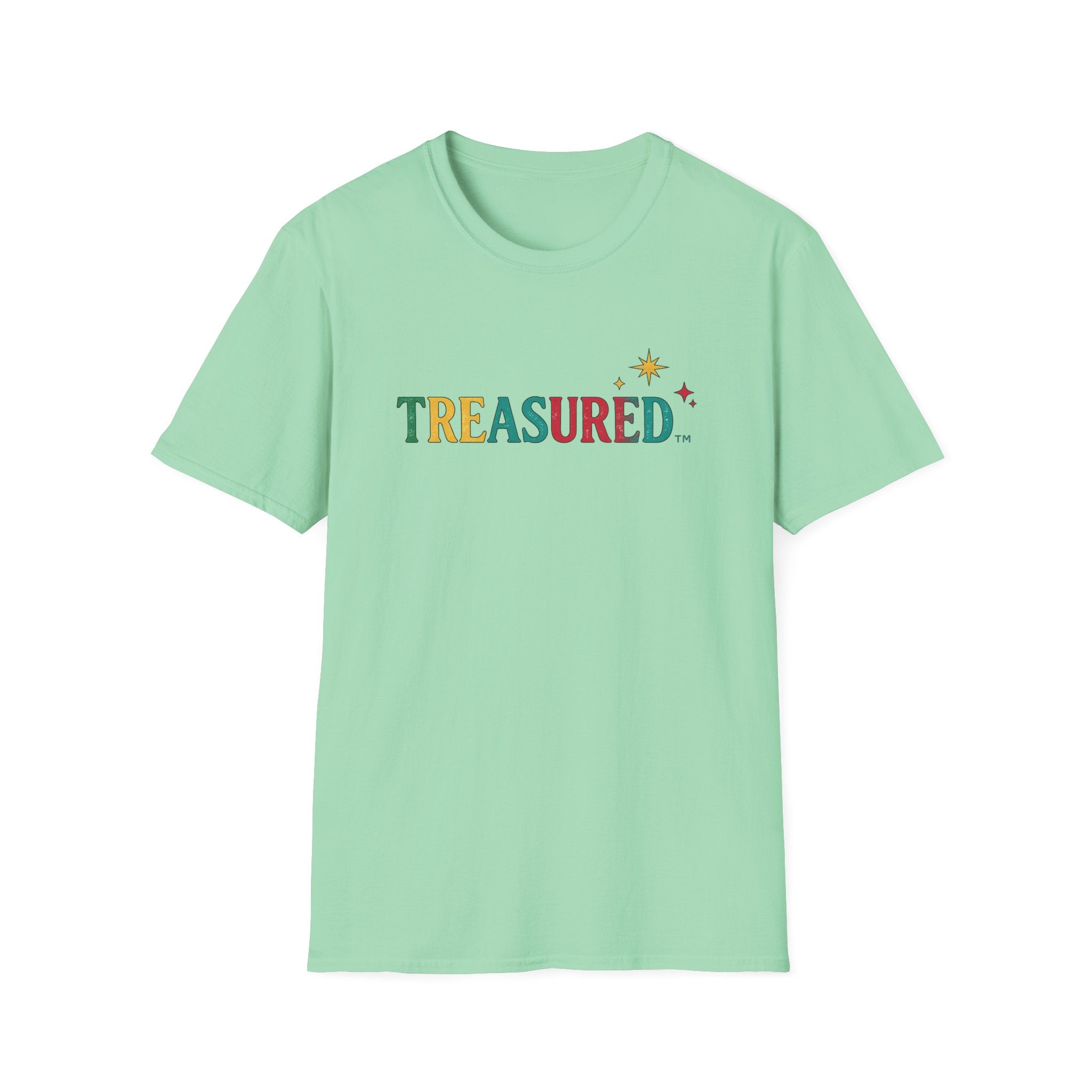 T-Shirt — 'Treasured' Colorful Retro Graphic Tee
