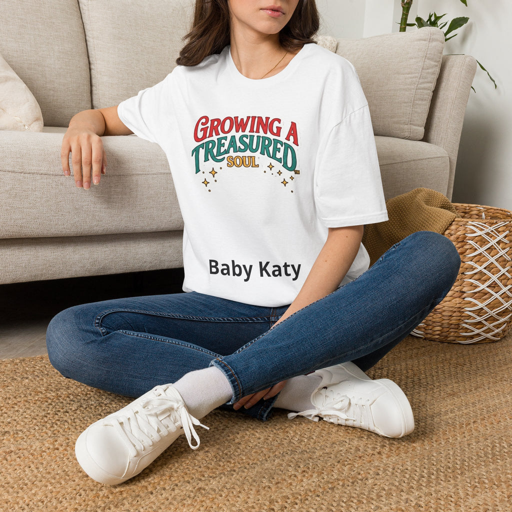 Growing a Treasured Soul T-Shirt — Personalized Baby Name
