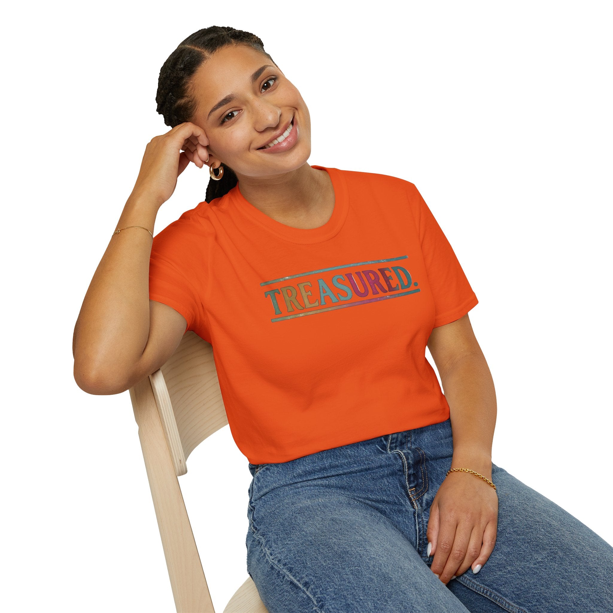 T-Shirt — 'Treasured' Colorful Retro Graphic Tee