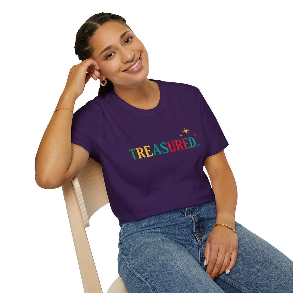 T-Shirt — 'Treasured' Colorful Retro Graphic Tee