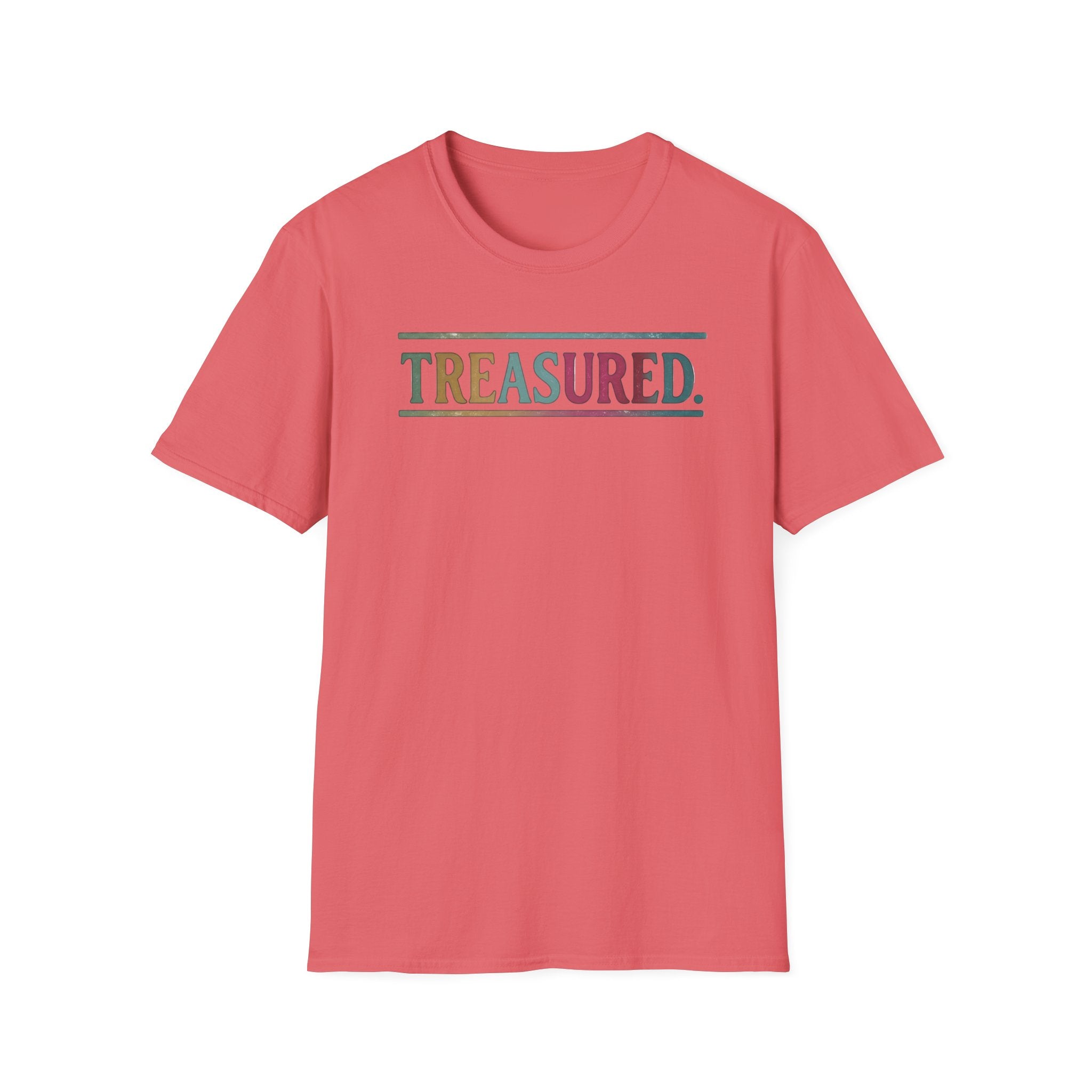 T-Shirt — 'Treasured' Colorful Retro Graphic Tee